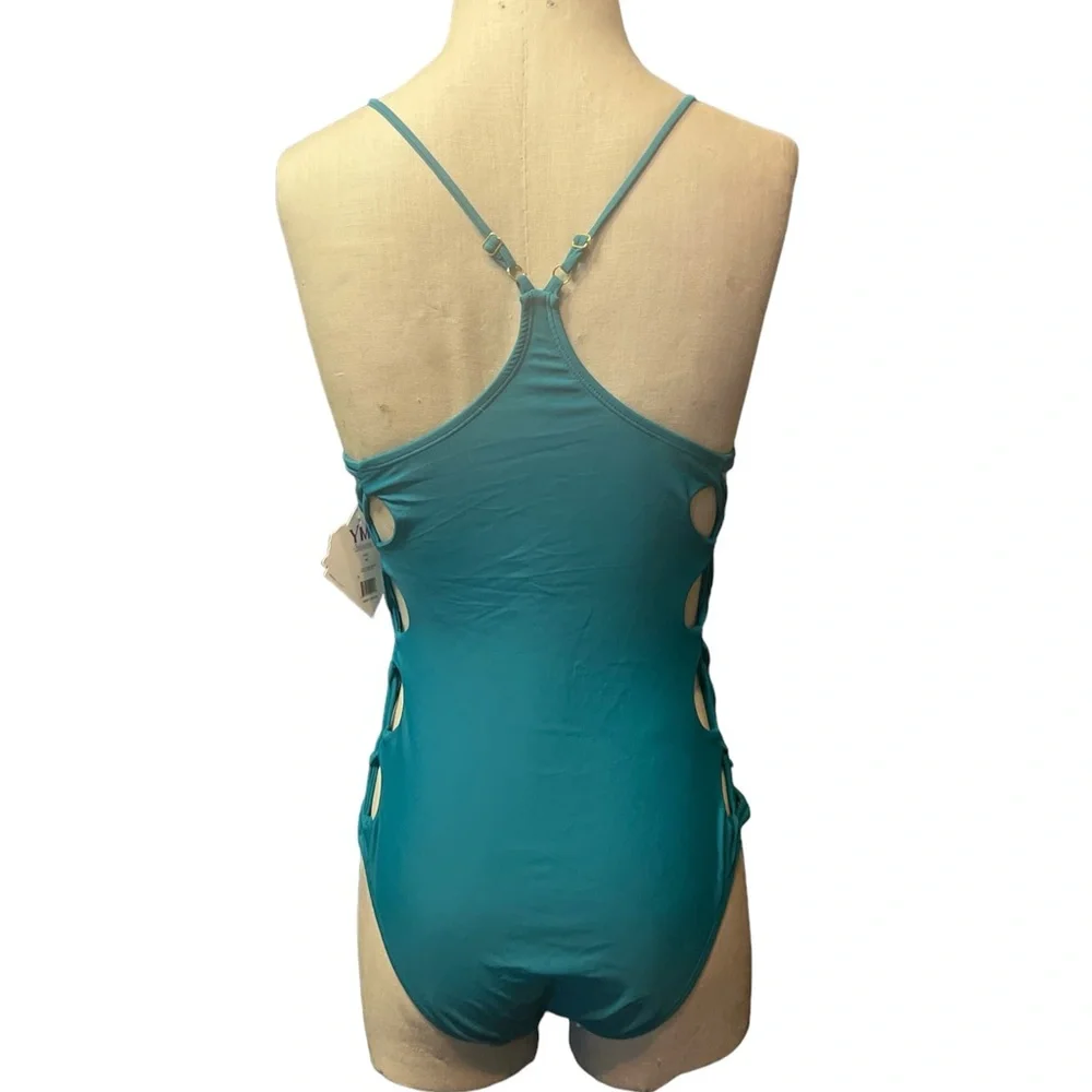 Teal swimsuit - Picture 3 of 5